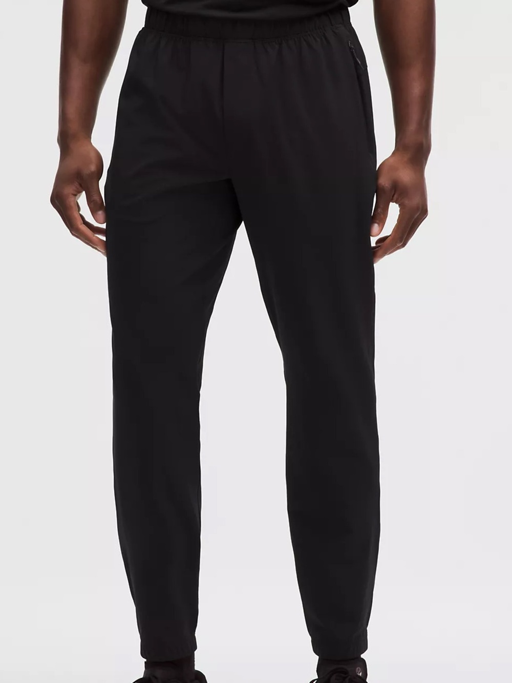 lululemon athletica Men's Black Tech Joggers
